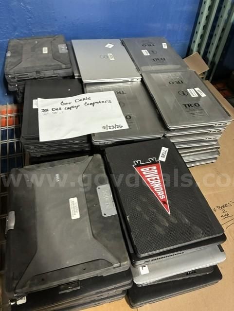 69 dell laptops no hard drives condition unknown