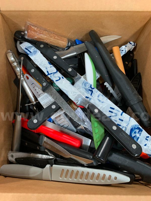Box of Kitchen Knives