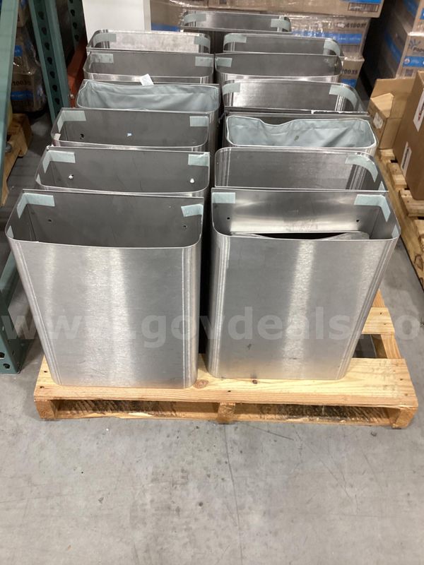 Wall mount waste receptacle