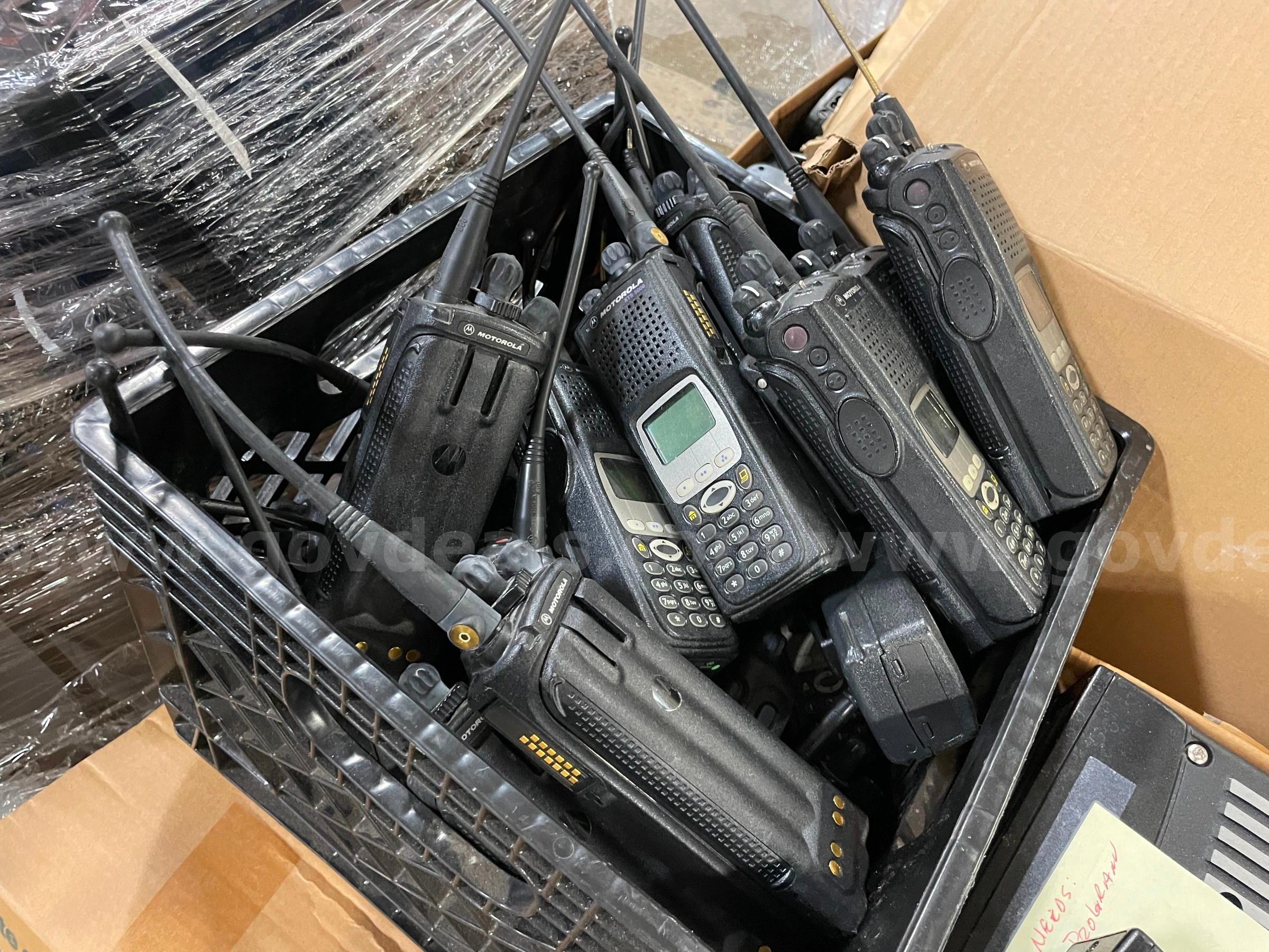 Lot of Motorola Handheld Radios and XTL5000 Radios