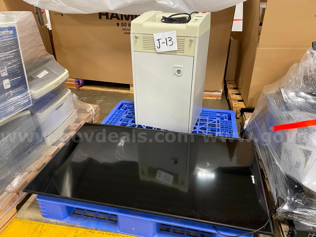 Lot of a Vizio TV and Paper Shredder