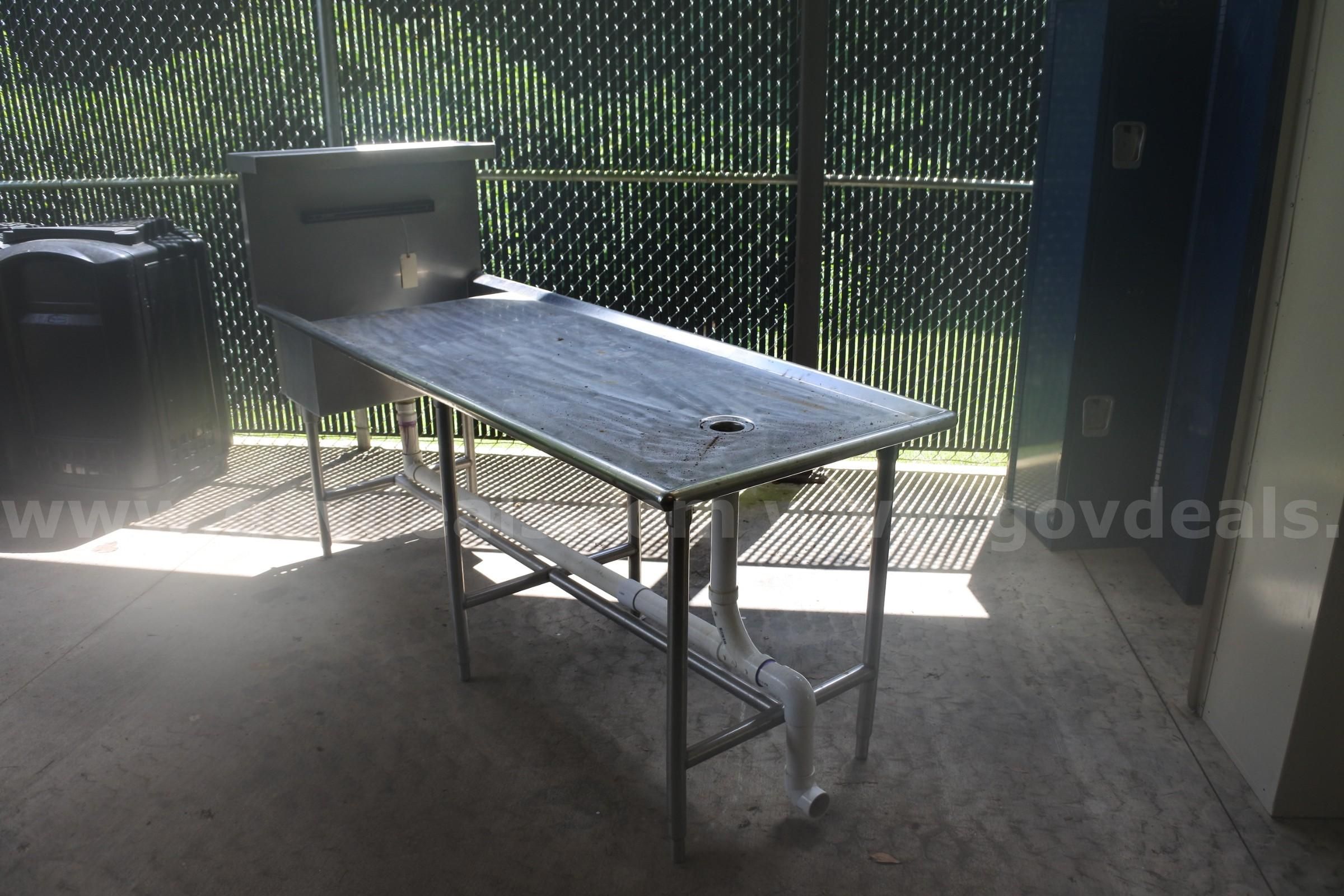 Table, Stainless Steel Necropsy