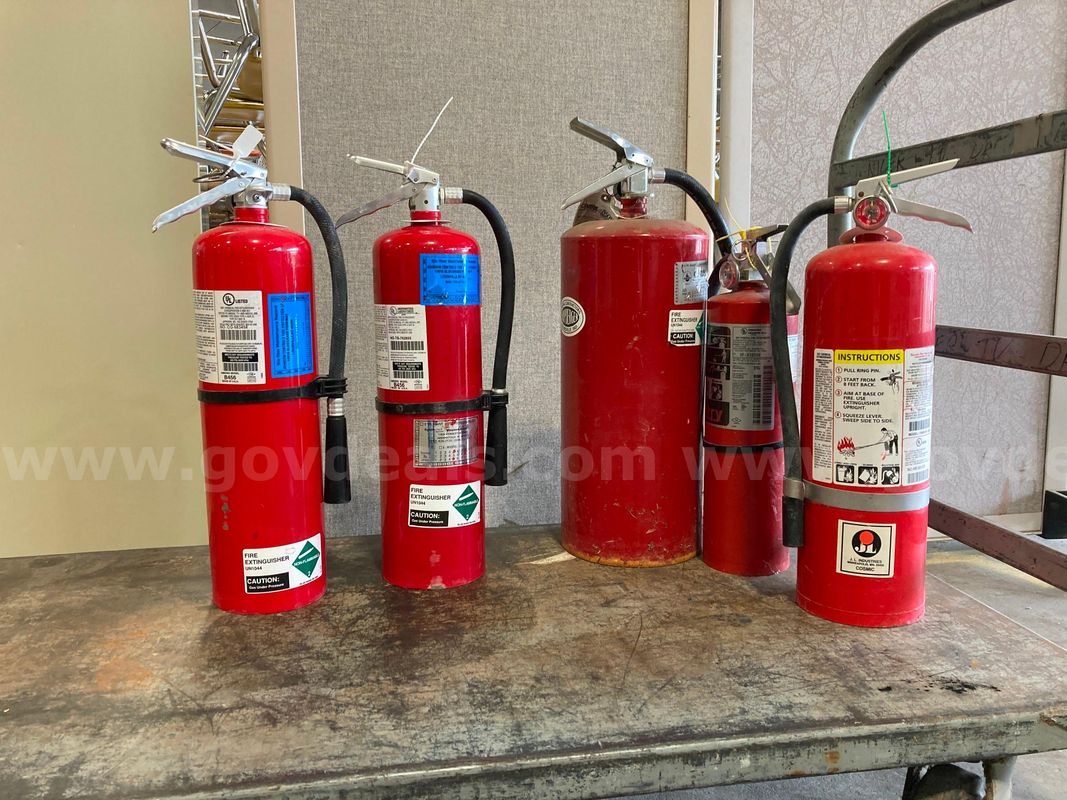 (5) Dry Chemical ABC Fire Extinguishers