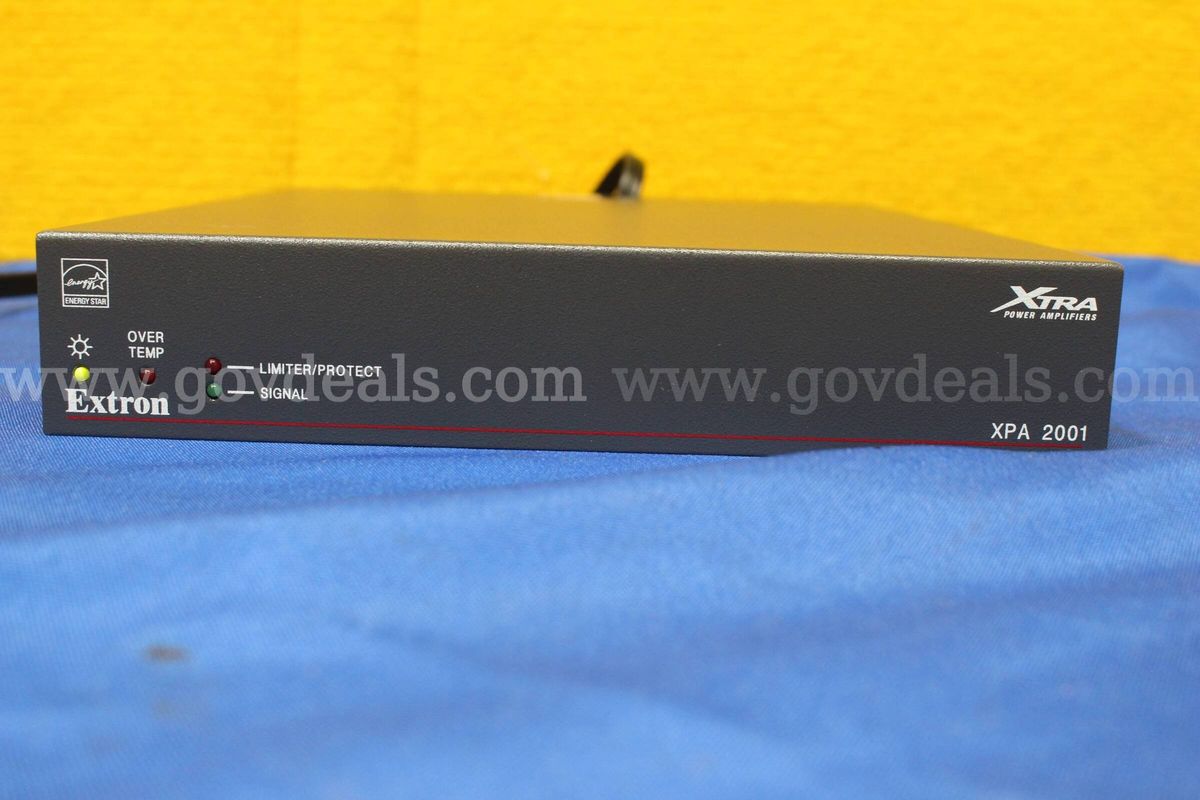 (1) Extron XPA 2001 XTRA Series Power Amplifier