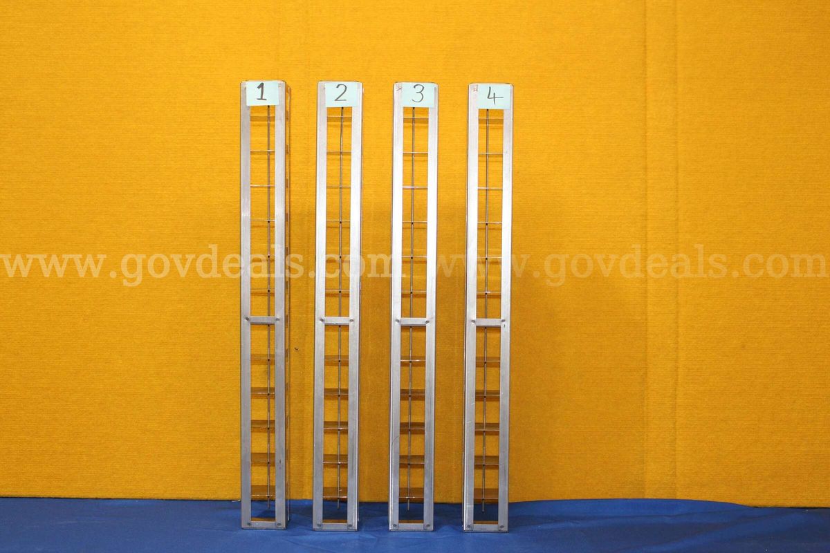 (4) Slim Vertical ULT (Ultra Low Temperature) Freezer Racks for Chest Freezers