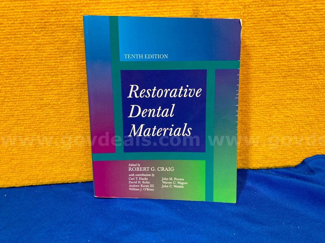 (1) Restorative Dental Materials Tenth Edition Book