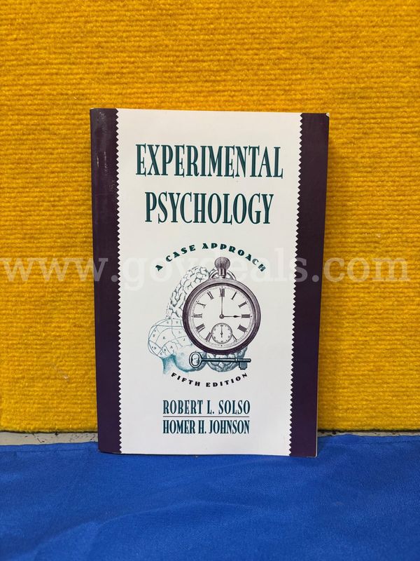 (1) Experimental Psychology A Case Approach Fifth Edition Book