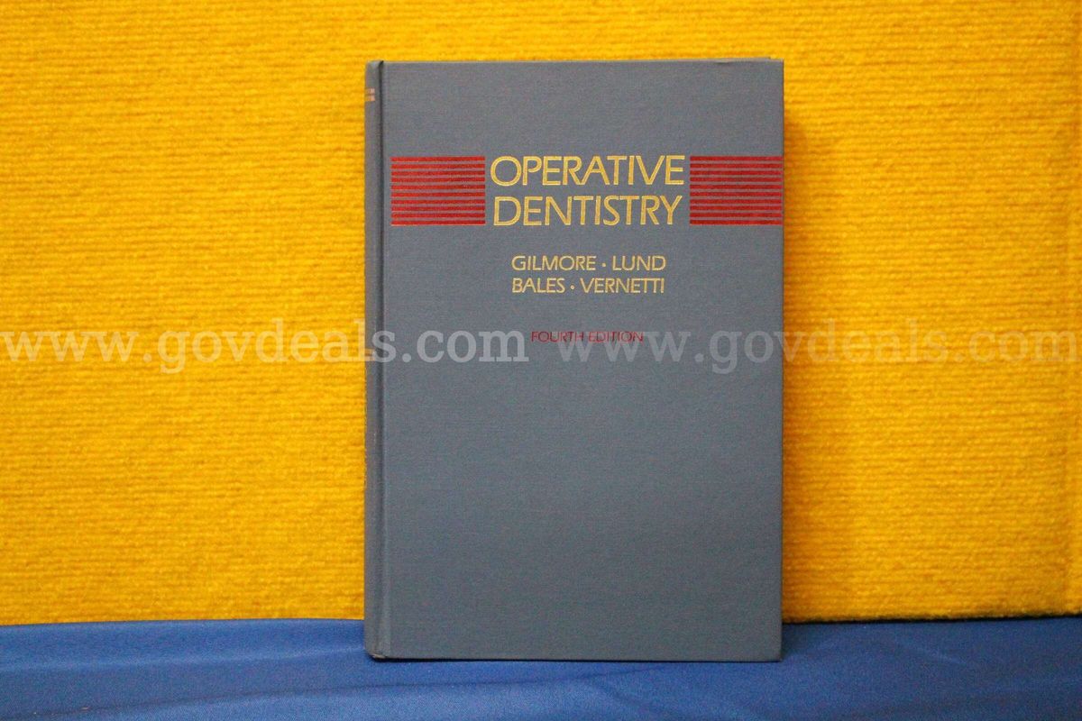 (1) Operative Dentistry (4th Edition) Book