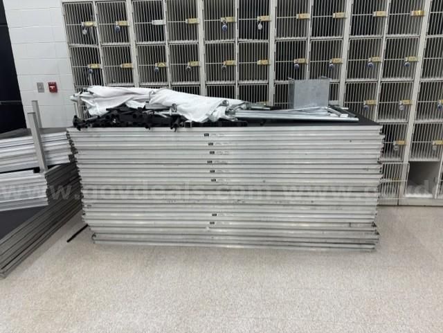 Lot of (15) 3' x 8' Fine Arts Risers