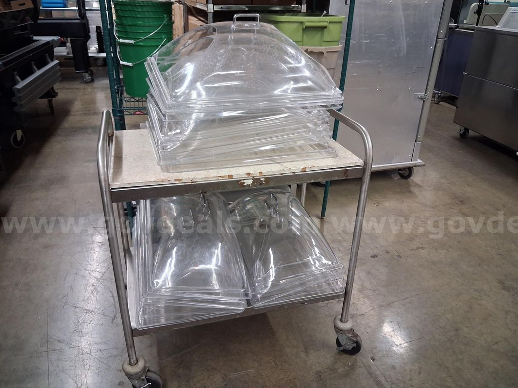 18 Dome sneeze guards for hotel pans