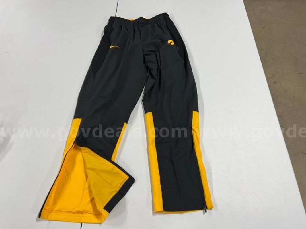 Lot of 2, Nike "U of I" On-Field Athletic Pants, Black in color, Size: M