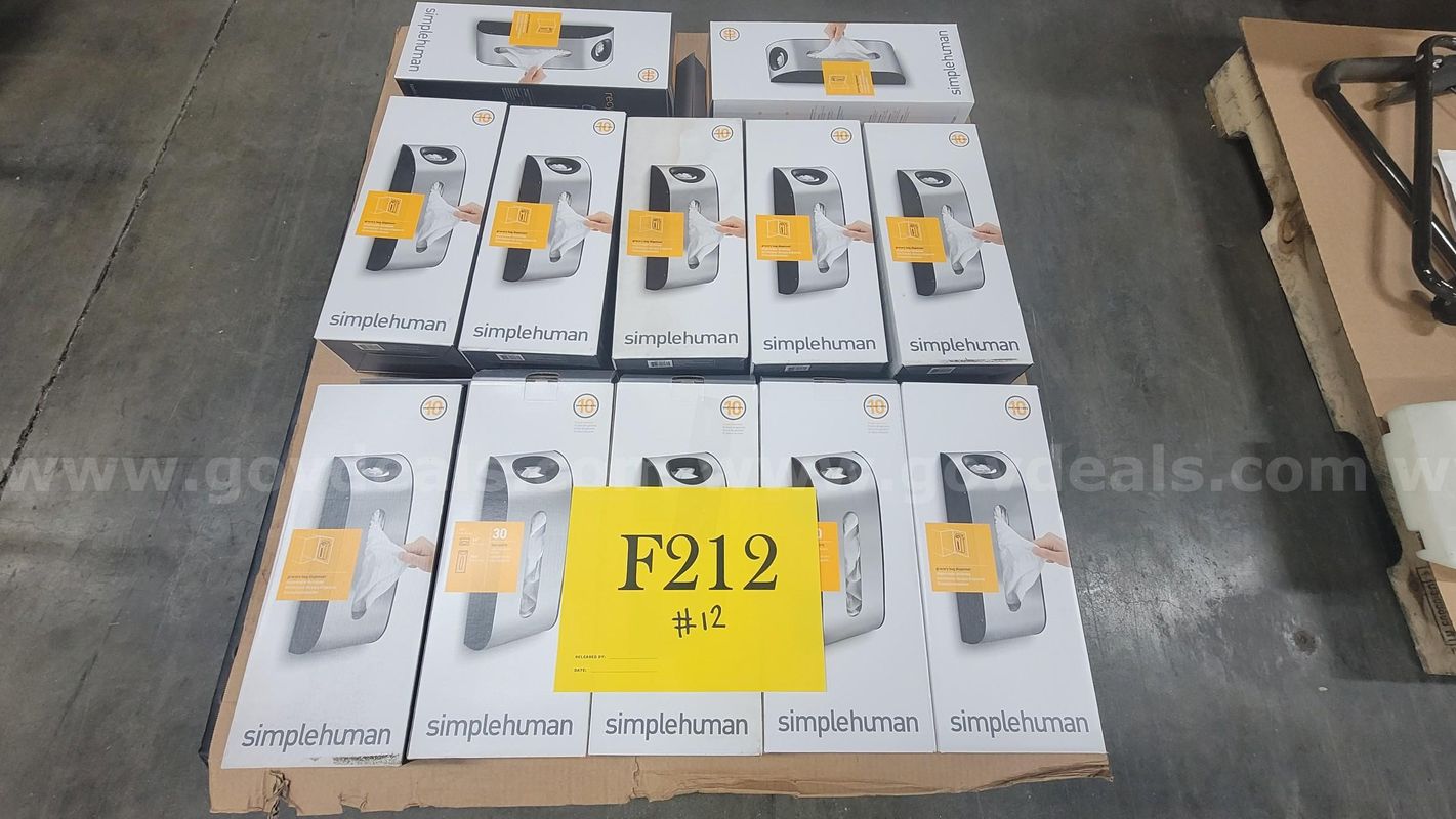 **** Simplehuman Wallmount Grocery Bag Dispenser X12 Units **** (I)