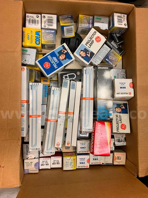 Box of A/V Lamp Bulbs