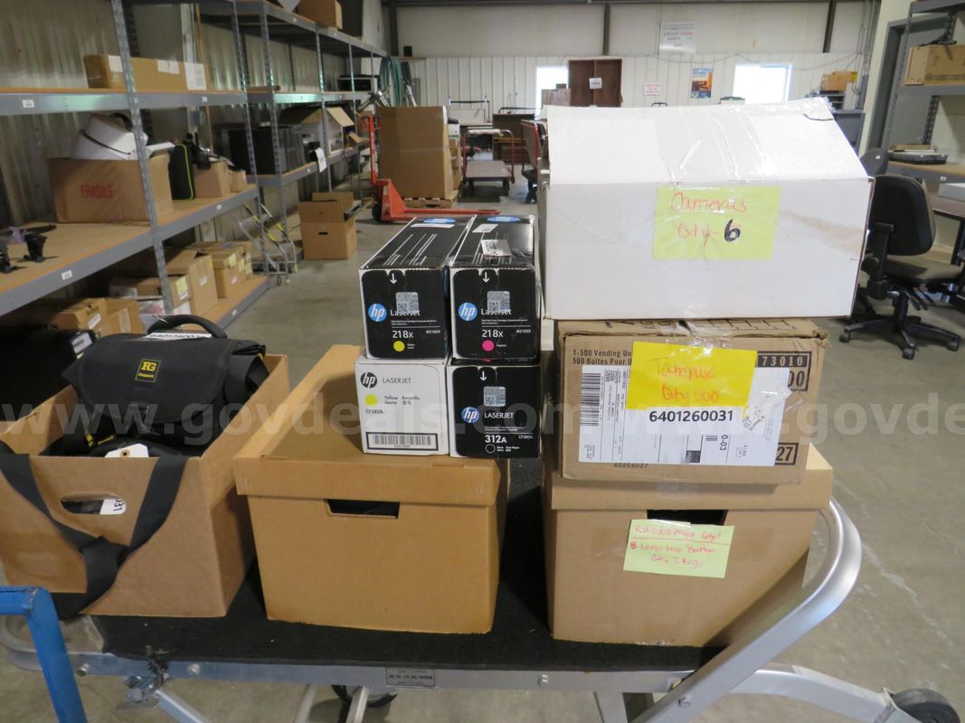 Cameras, Toner, & Various Items