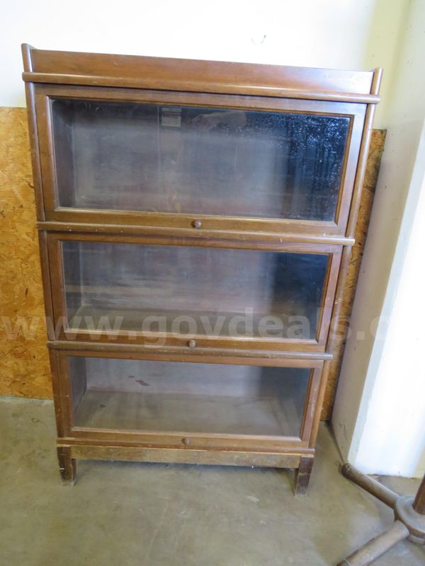 Antique Glass Door Cabinet