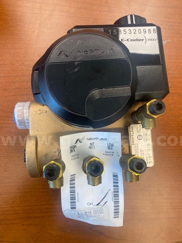 45 boxes of Neptune Double Check T-10 Backflow Water Meters