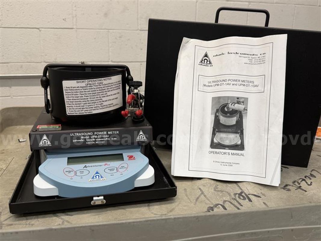 Ohmico Adventurer Pro Upm-Dt-10av Ultrasouund Power Meter