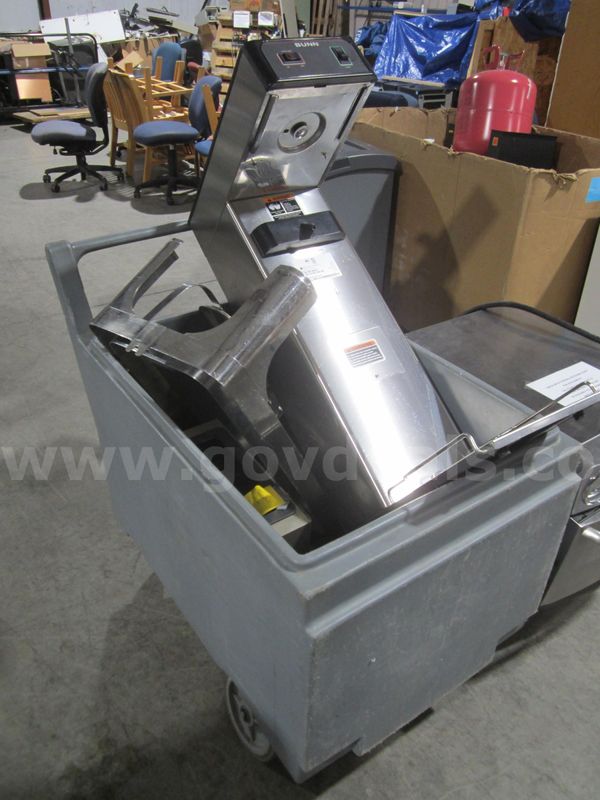 Bunn Commercial Brewer And Cart Lot 498