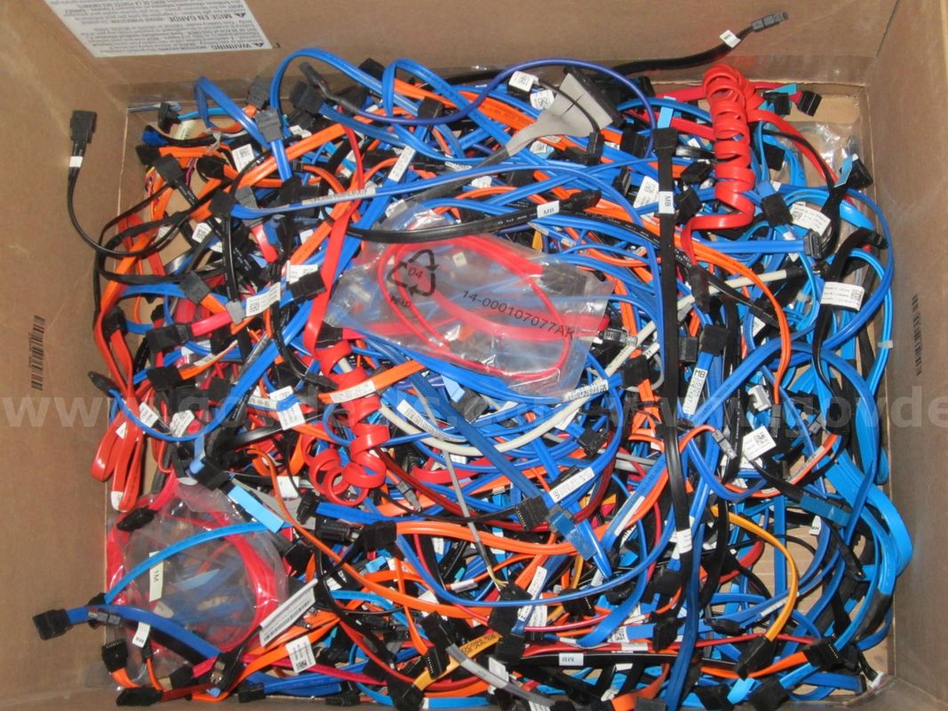 PC CORDS, CABLES, SPEAKERS, RECEIVER AND MORE LOT CR-554