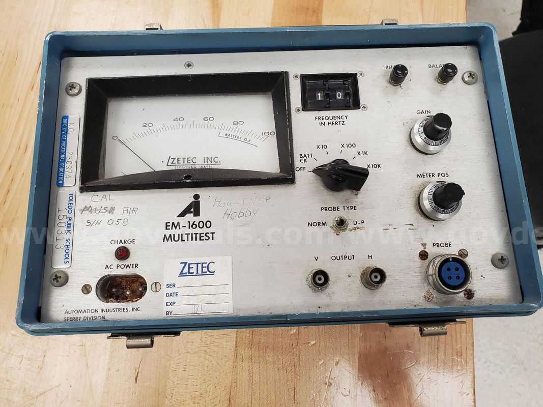 Zetec EM-1600 Multitest Equipment