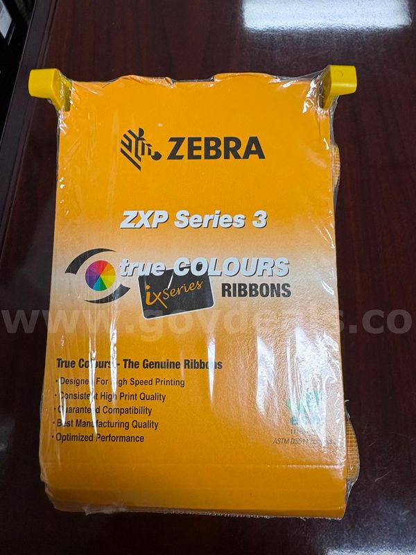 Lot of 5 Zebra ZXP series 3 true colors ribbon for ID machine