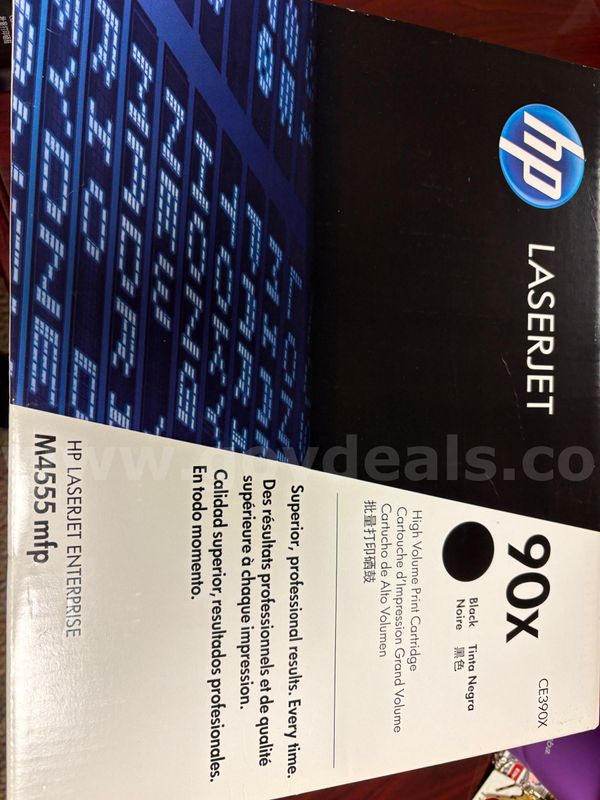 Lot of 3 HP Laserjet 90X Black print cartridge
