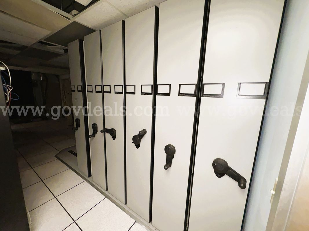 OFFSITE SALE - Lot of a Manual Space Saver Shelving System