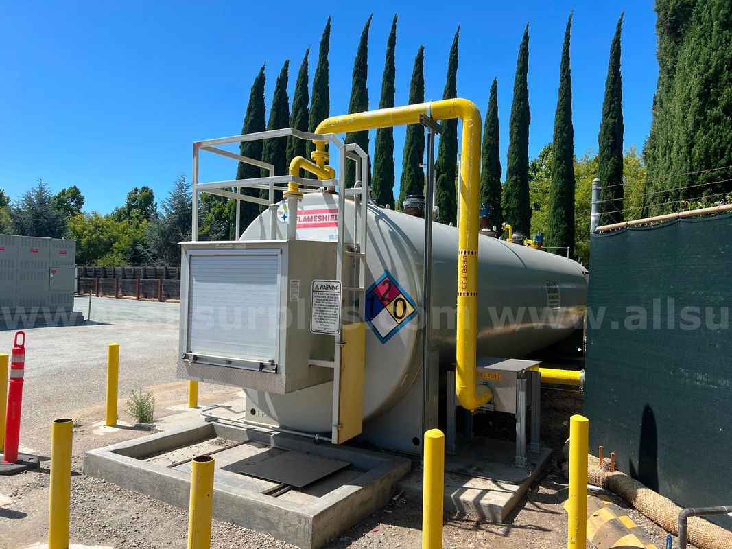 2023 Steel Tank Institute Flameshield 12,000 Gallon Fuel Storage Tank with Diesel Fuel
