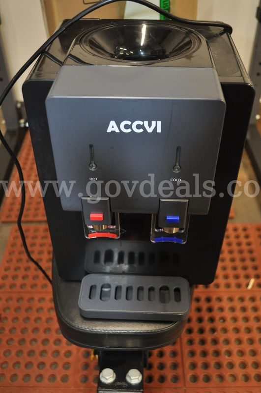 ACCVI Premium Countertop Water Cooler Dispenser, Holds 3 or 5 Gallon Jug, Top Loading, Hot and Cold Water,