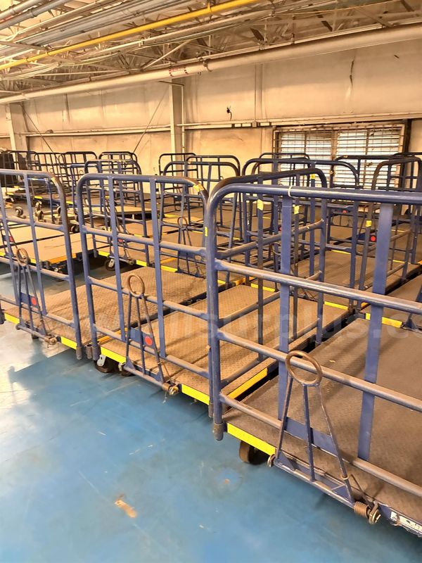 25 Ea., Mid-State 40"x60" Steel Carts, Mdl. 224R