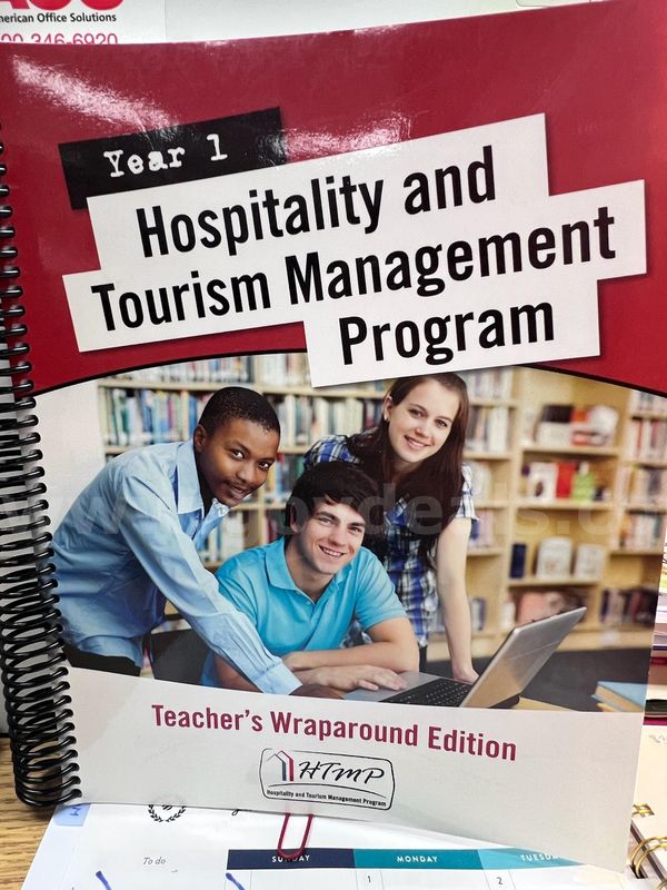 8 Hospitality and Tourism Management Program - Textbooks, Student Workbook and Teachers Manuals