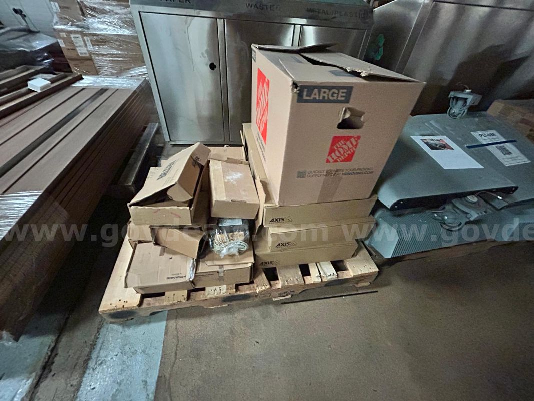 ONE PALLET - Chief KTA1005B and Axis Communications AV Networking Equipment Lot