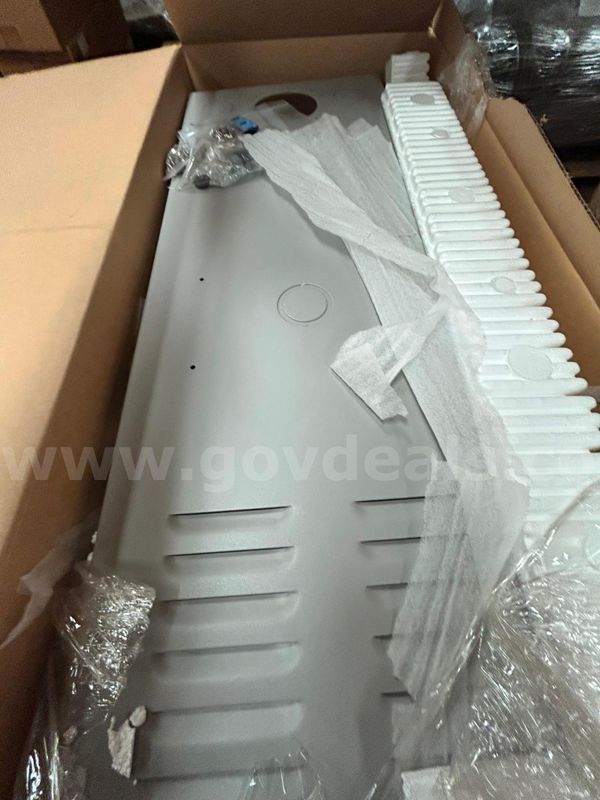 ONE PALLET - Unassembled Grey Metal Battery Cabinets with Ventilated Panels