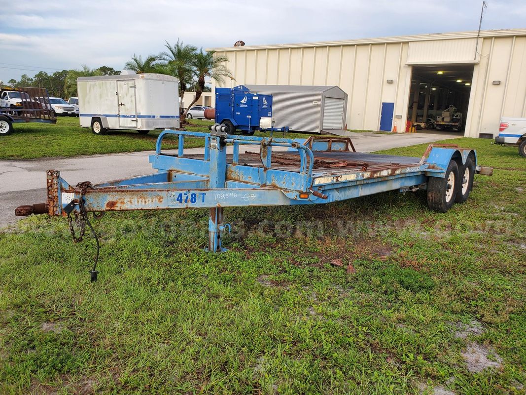 6x22 Dual Axle Equipment Tilt Trailer