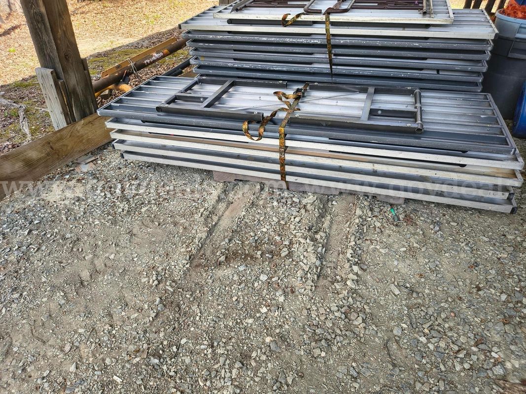 Lot of Aluminum Tables