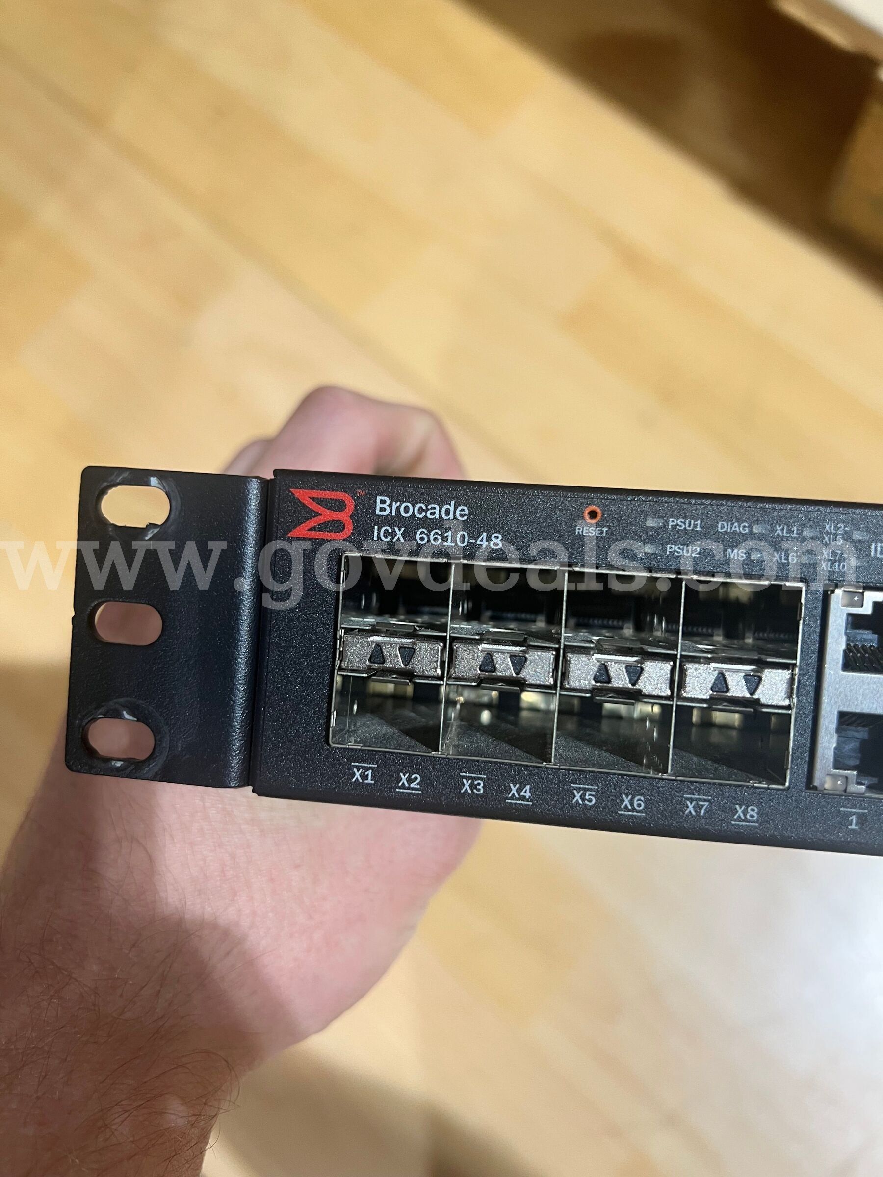 (x1) Brocade/Ruckus ICX 6610-48 Port Non-POE Network Switches