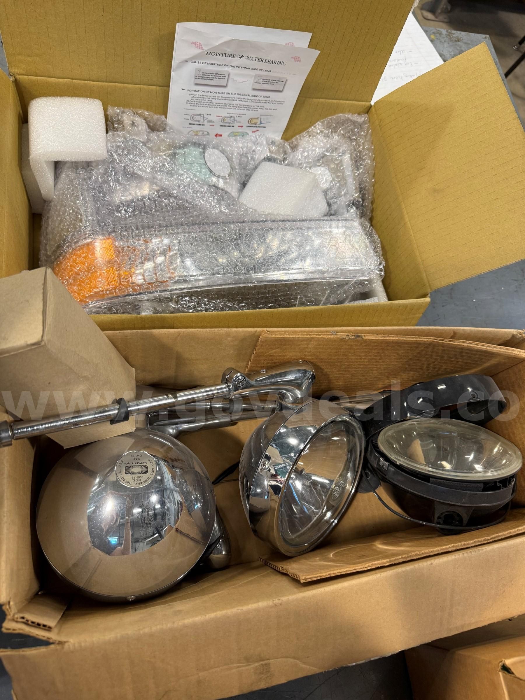 New Marker-Turn Assembly - Ford Super Duty and Used Vintage Utility Spotlights (FM)