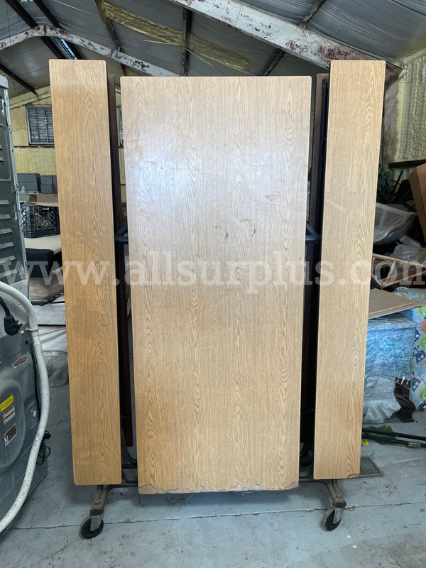 (2)ea TAN TABLE BENCH COMBO