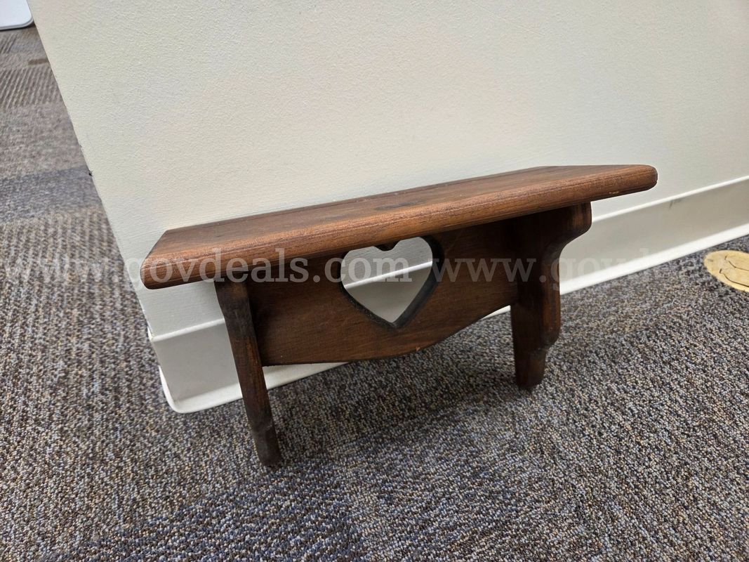 Wood Shelf with Heart