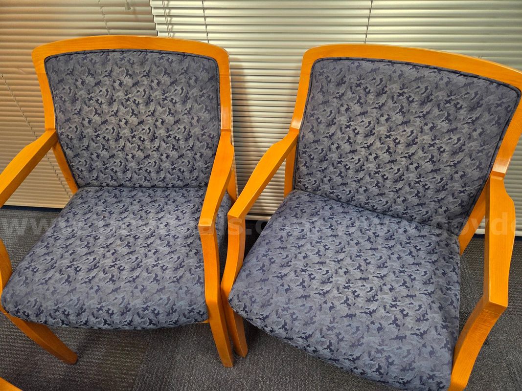 Set of 2 matching reception chairs