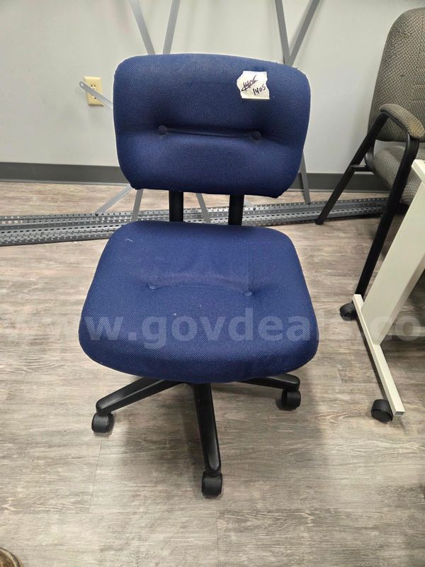 Blue Rolling Task Chair
