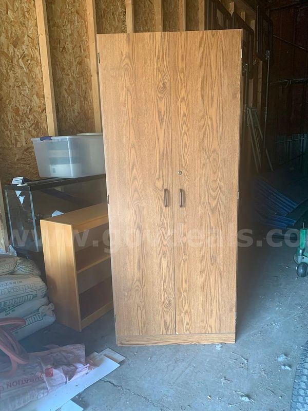 Cabinet 30 x 72 x 16 - Start Bid $1.00 - Parks and Rec 1245 W. Newton Rd. 419-353-0301