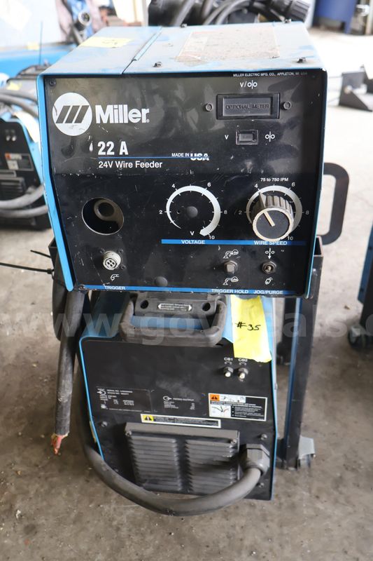 Miller 304XMT CC/CV Welder w/22A Wire Feeder