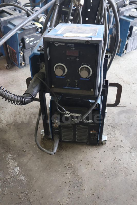 Miller XMT 350 CC/CV Welder w/20 Series Wire Feeder