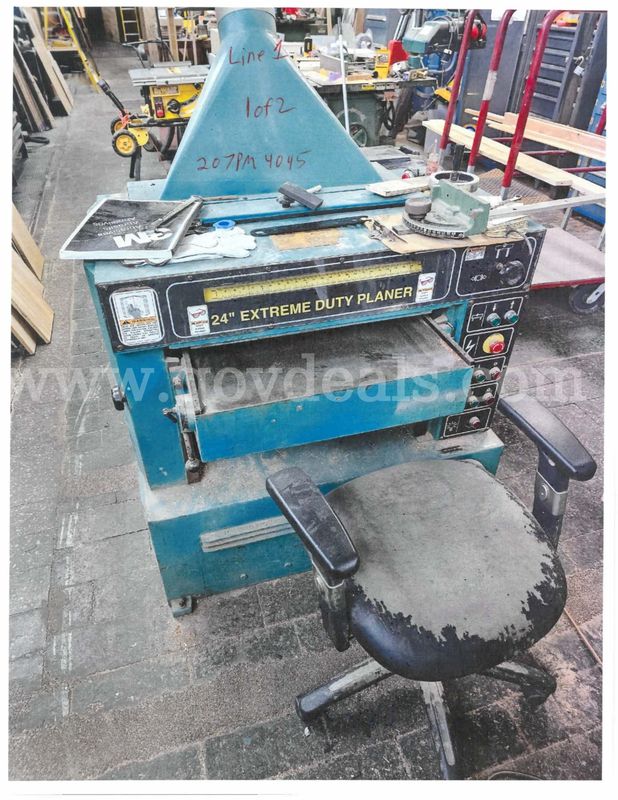 Operable Grizzly G9961 Wood Planer