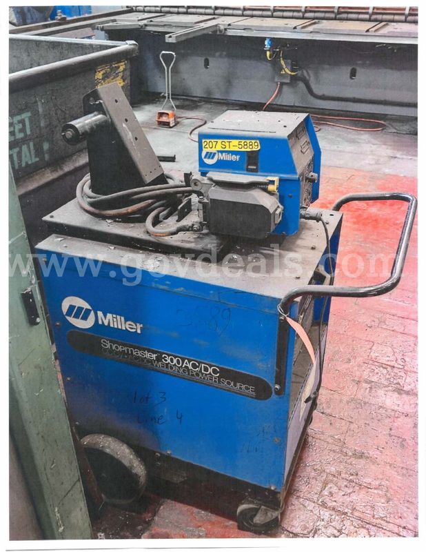 Lot of (2) Shop Master S-62 Miller Welders