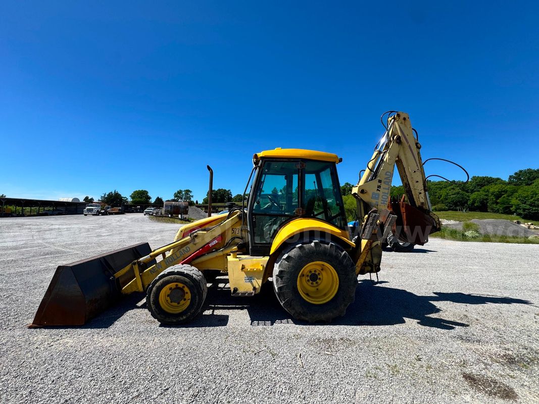 New Holland Backhoe Lb75 Cd