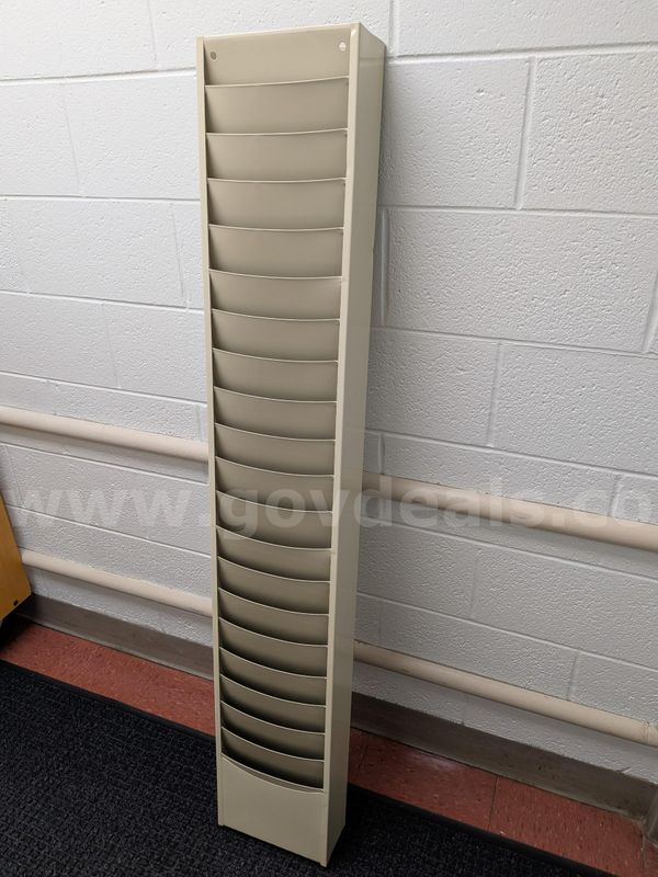 Vertical Hanging Metal Magazine Display