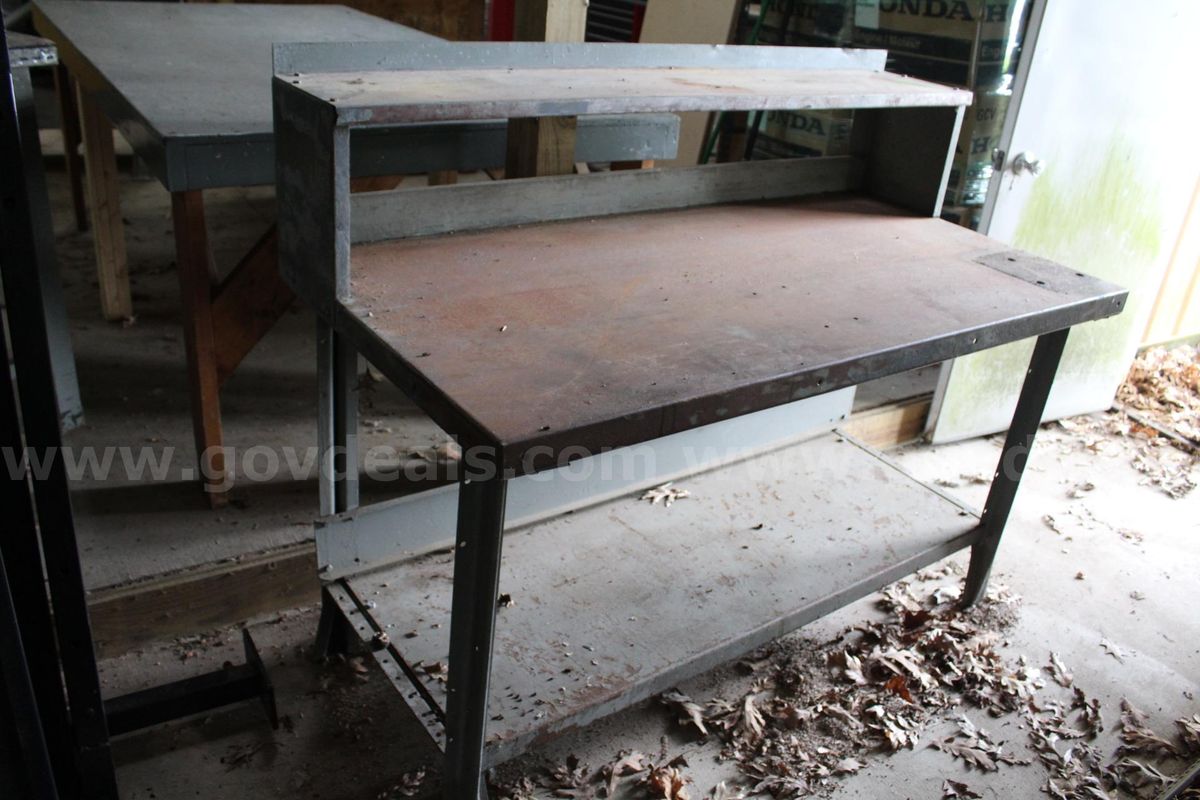 Steel workbench