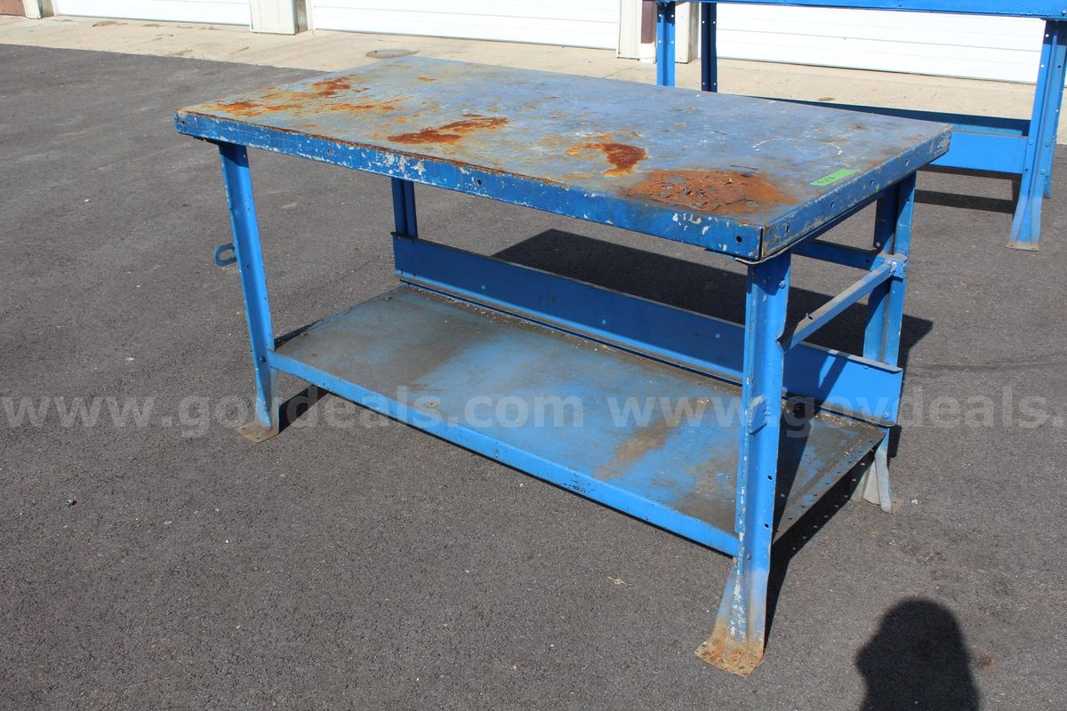 Steel workbench